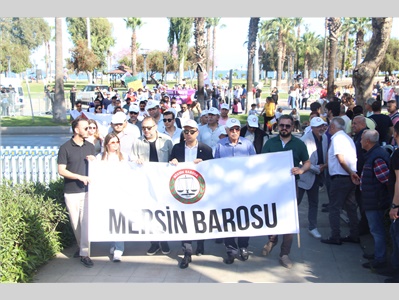 MERSİN BAROSU 1 MAYIS’TA ALANDAYDI