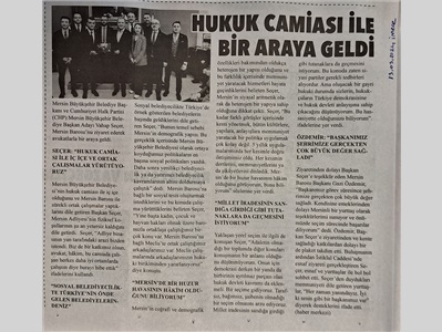 Başkan Vahap Seçer'den Ziyaret