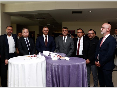 MERSİN ADLİYESİ'NDE BAYRAMLAŞMA MERASİMİ YAPILDI