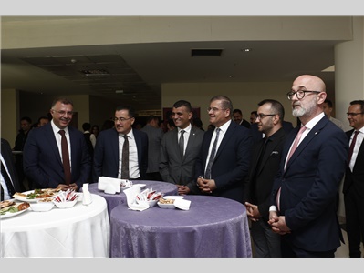 MERSİN ADLİYESİ'NDE BAYRAMLAŞMA MERASİMİ YAPILDI