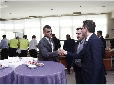 MERSİN ADLİYESİ'NDE BAYRAMLAŞMA MERASİMİ YAPILDI