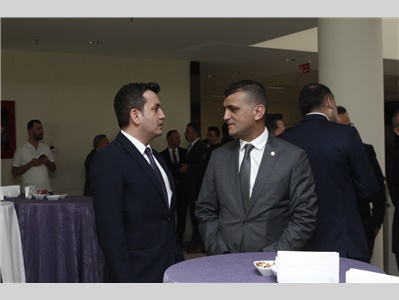 MERSİN ADLİYESİ'NDE BAYRAMLAŞMA MERASİMİ YAPILDI