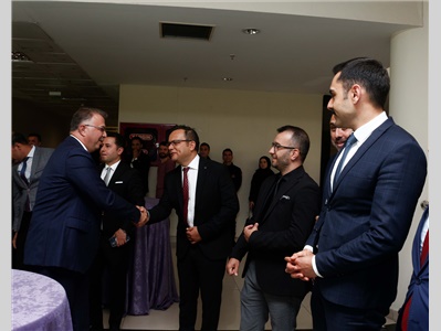 MERSİN ADLİYESİ'NDE BAYRAMLAŞMA MERASİMİ YAPILDI