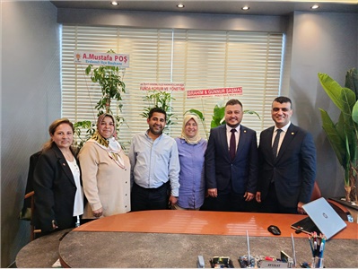 MESLEKTAŞLARIMIZIN ERDEMLİ'DEKİ OFİS AÇILIŞINA KATILDIK