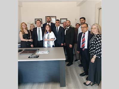 MESLEKTAŞIMIZIN TARSUS'TA OFİS AÇILIŞINA KATILDIK
