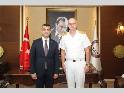 SAHİL GÜVENLİK AKDENİZ BÖLGE KOMUTANI TUĞAMİRAL GÖKMEN GÜCÜYEN’DEN ZİYARET