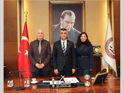 MERSİN İL KÜLTÜR VE TURİZM MÜDÜRÜ HAKAN DOĞANAY’DAN, BARO BAŞKANIMIZ AV. GAZİ ÖZDEMİR’E ZİYARET