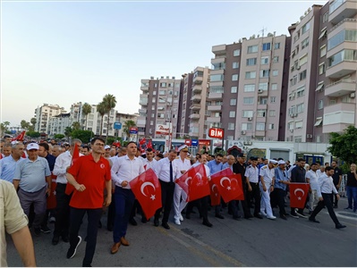 BARO BAŞKANIMIZ AV. GAZİ ÖZDEMİR, 15 TEMMUZ ANMA ETKİNLİKLERİNE KATILDI