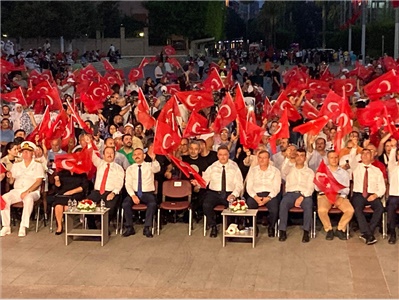 BARO BAŞKANIMIZ AV. GAZİ ÖZDEMİR, 15 TEMMUZ ANMA ETKİNLİKLERİNE KATILDI