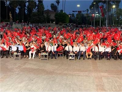 BARO BAŞKANIMIZ AV. GAZİ ÖZDEMİR, 15 TEMMUZ ANMA ETKİNLİKLERİNE KATILDI