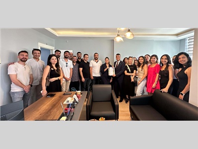 MESLEKTAŞIMIZIN OFİS AÇILIŞINA KATILDIK