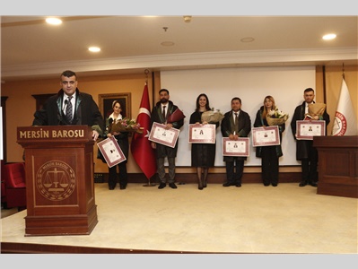 6 STAJYER AVUKATIMIZ, AVUKATLIK RUHSATNAMESİNİ ALDI