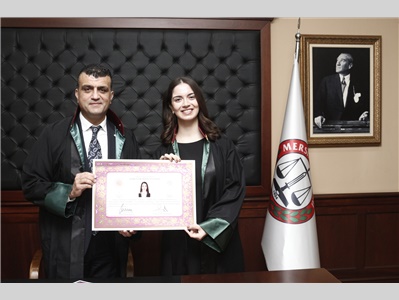 6 STAJYER AVUKATIMIZ, AVUKATLIK RUHSATNAMESİNİ ALDI