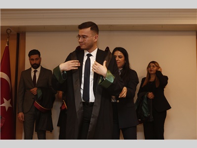 6 STAJYER AVUKATIMIZ, AVUKATLIK RUHSATNAMESİNİ ALDI