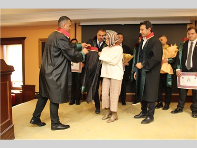14 STAJTER AVUKATIMIZ, AVUKATLIK RUHSATNAMESİNİ ALDI