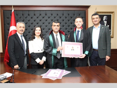 14 STAJTER AVUKATIMIZ, AVUKATLIK RUHSATNAMESİNİ ALDI