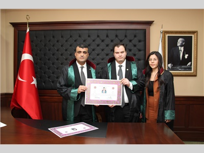 14 STAJTER AVUKATIMIZ, AVUKATLIK RUHSATNAMESİNİ ALDI