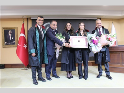 14 STAJTER AVUKATIMIZ, AVUKATLIK RUHSATNAMESİNİ ALDI