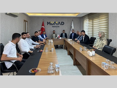 MÜSİAD MERSİN ŞUBE BAŞKANI MEHMET SAİT KAYAN’A ZİYARET