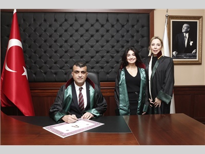 9 STAJYER AVUKATIMIZ CÜBBE GİYDİ