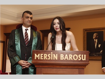9 STAJYER AVUKATIMIZ CÜBBE GİYDİ