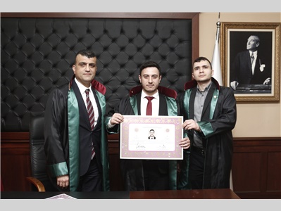 9 STAJYER AVUKATIMIZ CÜBBE GİYDİ