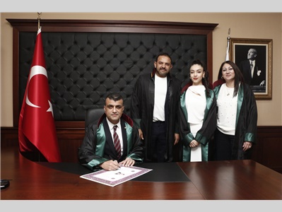 9 STAJYER AVUKATIMIZ CÜBBE GİYDİ