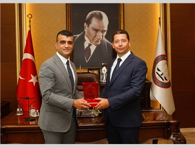 MERSİN 1. İDARE MAHKEMESİ BAŞKANI UĞUR KOCAMAN'DAN VEDA ZİYARETİ