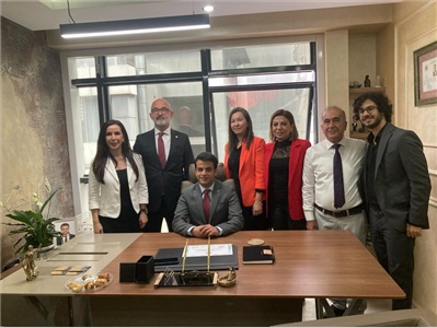 MESLEKTAŞIMIZIN OFİS AÇILIŞINA KATILDIK