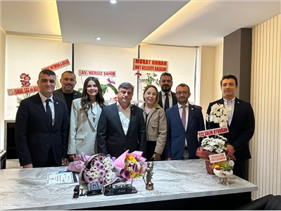 MUT ' DA MESLEKTAŞIMIZIN OFİS AÇILIŞINA KATILDIK