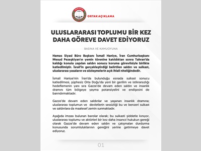 BAROLAR ORTAK AÇIKLAMA YAPTI