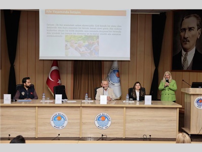 KADIN HAKLARI MERKEZİMİZ, “ŞİDDETİN ÖNLENMESİ VE AİLE İÇİ İLETİŞİM” KONULU PANELDE KONUŞMACI OLARAK YER ALDI