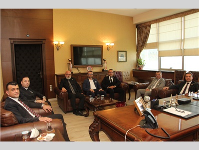 BAŞMÜFETTİŞLERDEN BAROMUZA NEZAKET ZİYARETİ