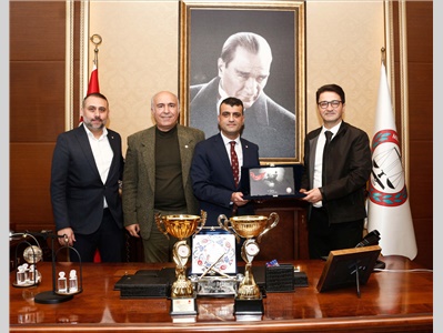 MERSİN GENÇLİK VE SPOR İL MÜDÜRLÜĞÜ VE TBF MERSİN BASKETBOL İL TEMSİLCİLİĞİNDEN BAROMUZA ZİYARET