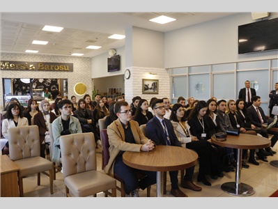 ÇAĞ ÜNİVERSİTESİ GENÇ HUKUKÇULAR KULÜBÜ ÜYELERİ BAROMUZU ZİYARET ETTİ