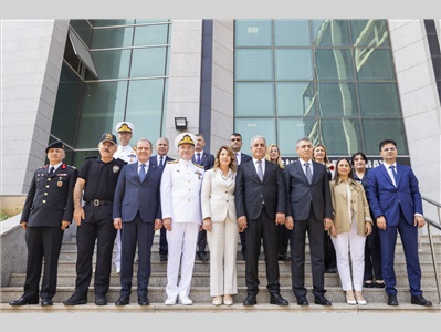 MERSİN CUMHURİYET BAŞSAVCISI SAYIN AHMET ÇELİKKOL, BARO BAŞKANIMIZ AV. GAZİ ÖZDEMİR İLE KENT PROTOKOLÜNÜ MAKAMINDA AĞIRLADI