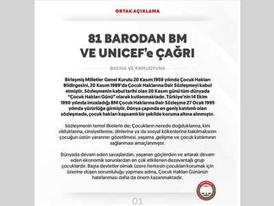 BAROLAR ORTAK AÇIKLAMA
