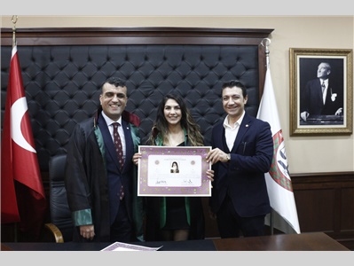 17 STAJYER AVUKATIMIZ CÜBBE GİYDİ