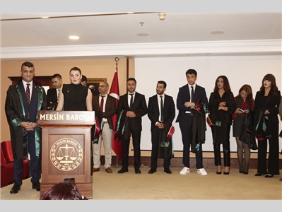 17 STAJYER AVUKATIMIZ CÜBBE GİYDİ