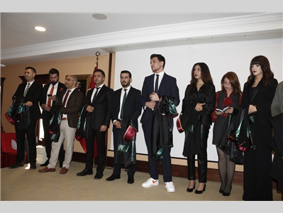 17 STAJYER AVUKATIMIZ CÜBBE GİYDİ