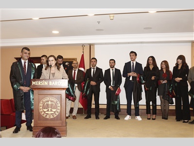 17 STAJYER AVUKATIMIZ CÜBBE GİYDİ
