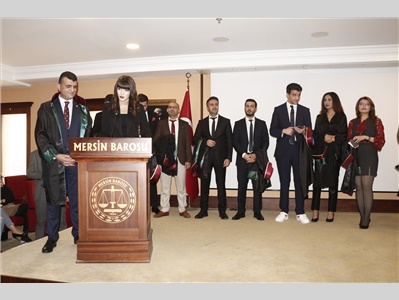 17 STAJYER AVUKATIMIZ CÜBBE GİYDİ
