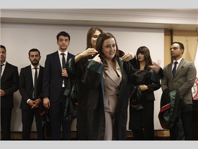 17 STAJYER AVUKATIMIZ CÜBBE GİYDİ