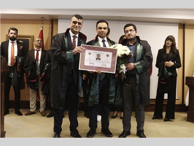17 STAJYER AVUKATIMIZ CÜBBE GİYDİ