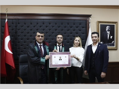 17 STAJYER AVUKATIMIZ CÜBBE GİYDİ