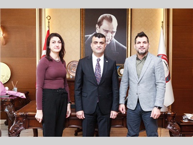 AK BANK MEZİTLİ ŞUBE YÖNETİMİNDEN ZİYARET
