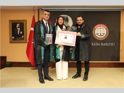 10 STAJYER AVUKATIMIZ CÜBBE GİYDİ