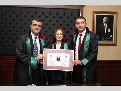 10 STAJYER AVUKATIMIZ CÜBBE GİYDİ
