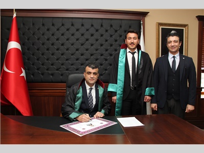 10 STAJYER AVUKATIMIZ CÜBBE GİYDİ
