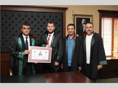 6 STAJYER AVUKATIMIZ CÜBBE GİYDİ